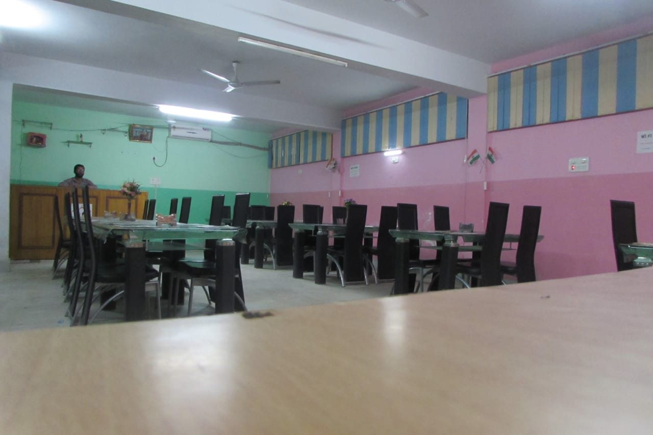 Dining hall at Swagat Guest House